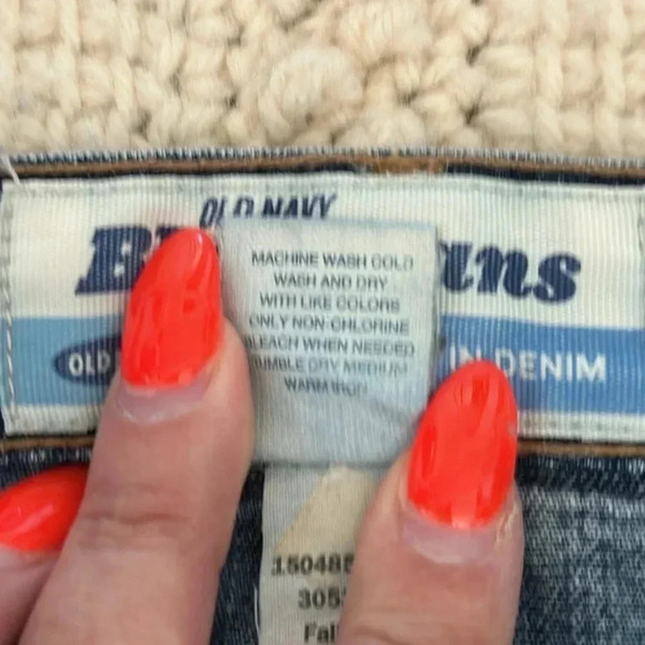 Vintage Old Navy Y2K Jean Midi Skirt Size 18 2002 - Picture 5 of 7